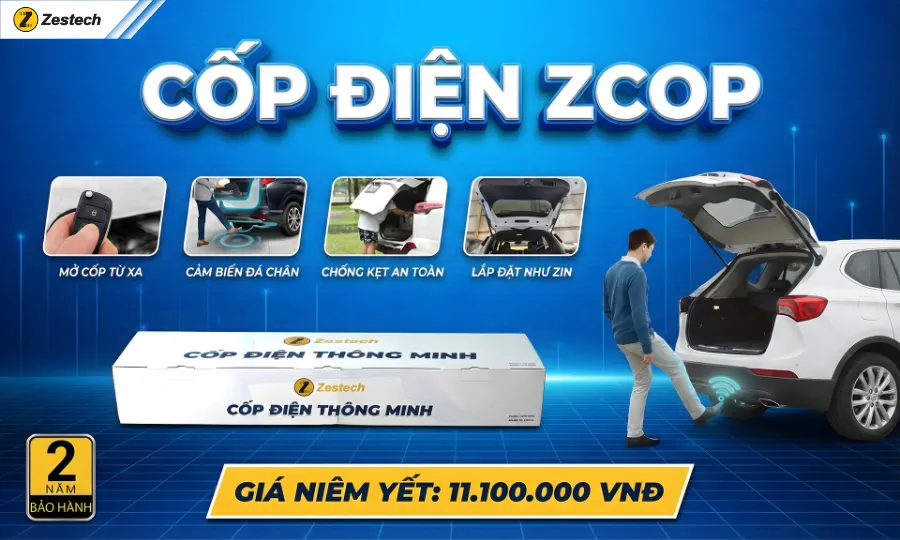 Giá bán và Chính sách bảo hành Cốp điện Zestech ZCop