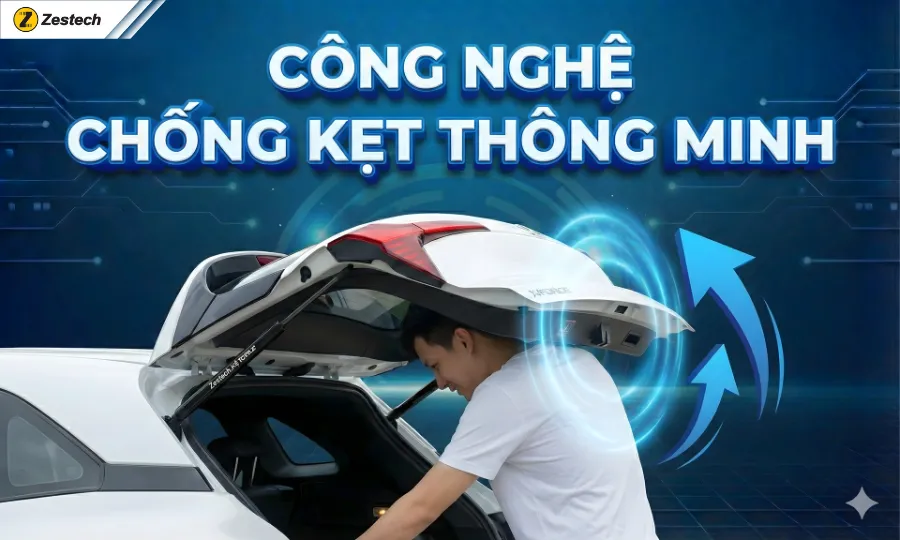 Công nghệ chống kẹt của Cốp điện Zestech ZCop