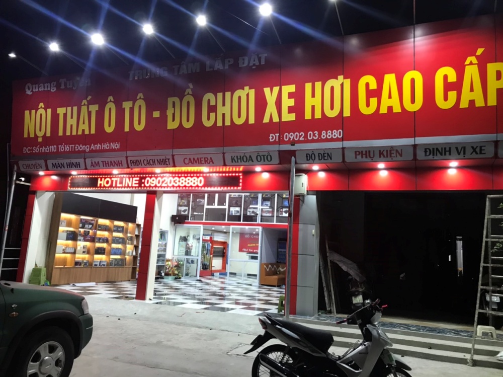 Trung tâm nội thất ô tô – đồ chơi xe hơi Quang Tuyên