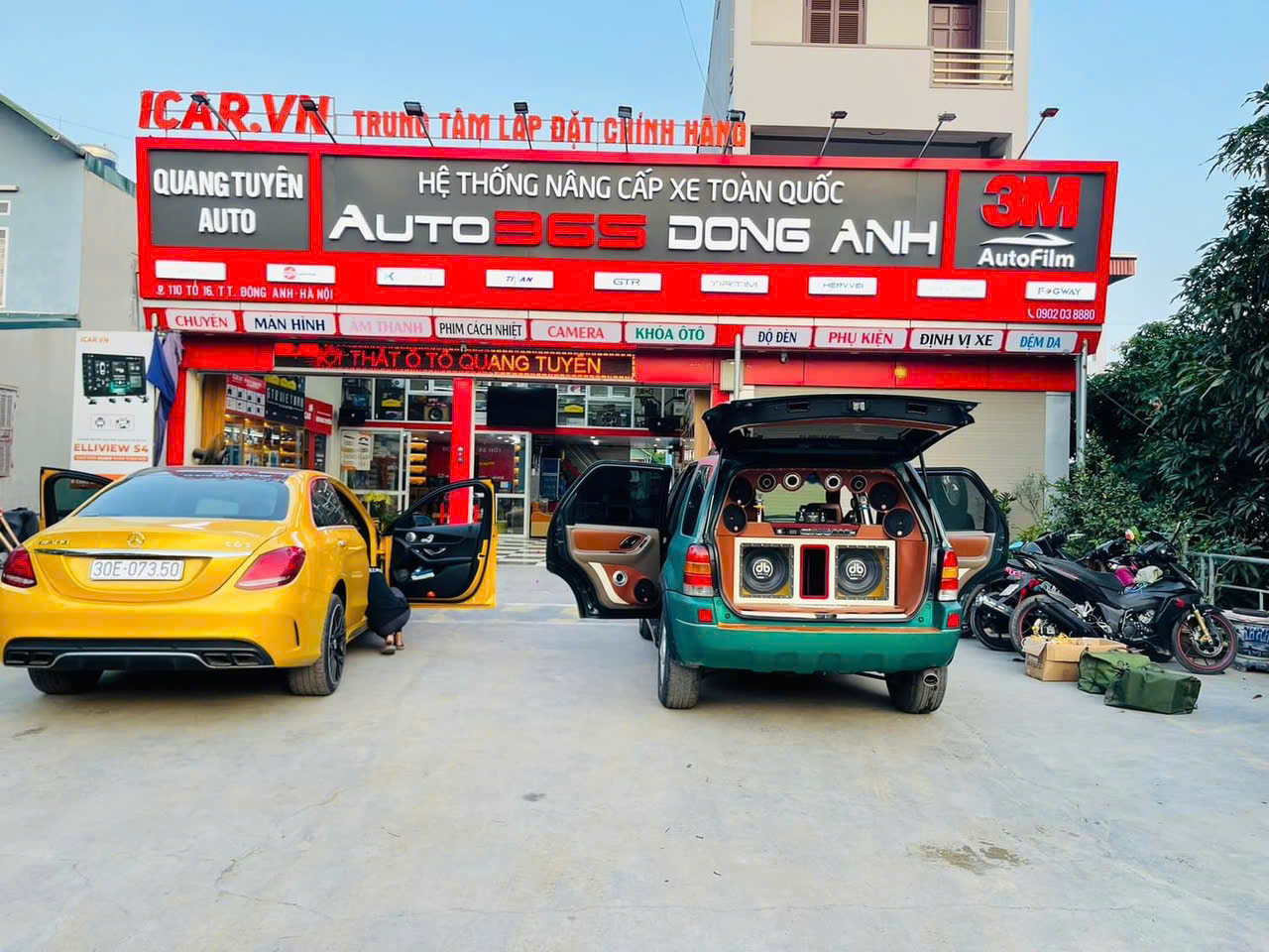 Trung tâm nội thất ô tô – đồ chơi xe hơi Quang Tuyên – 3087