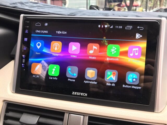 màn hình android cho xe outlander