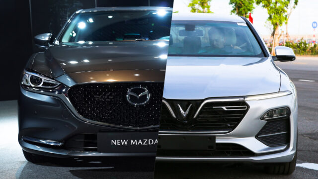 VinFast Lux A2.0 và Mazda6