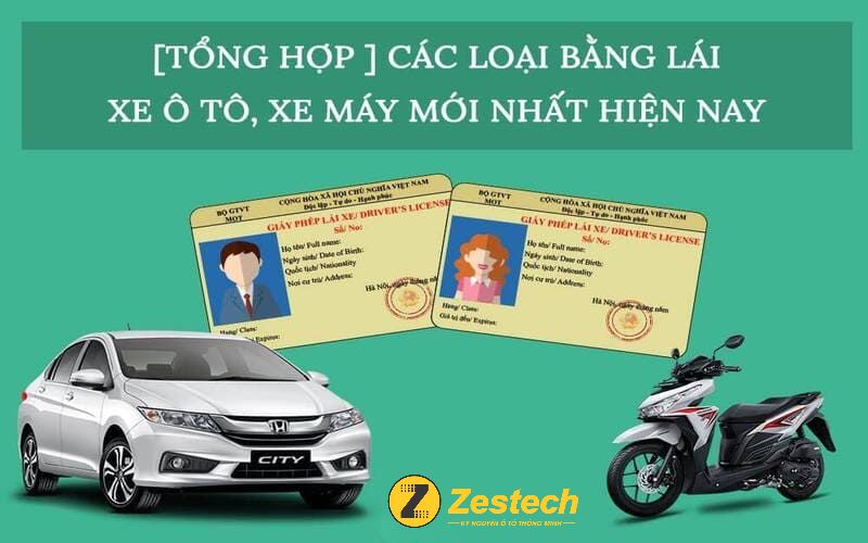 Tìm hiểu các loại bằng lái xe ở Việt Nam
