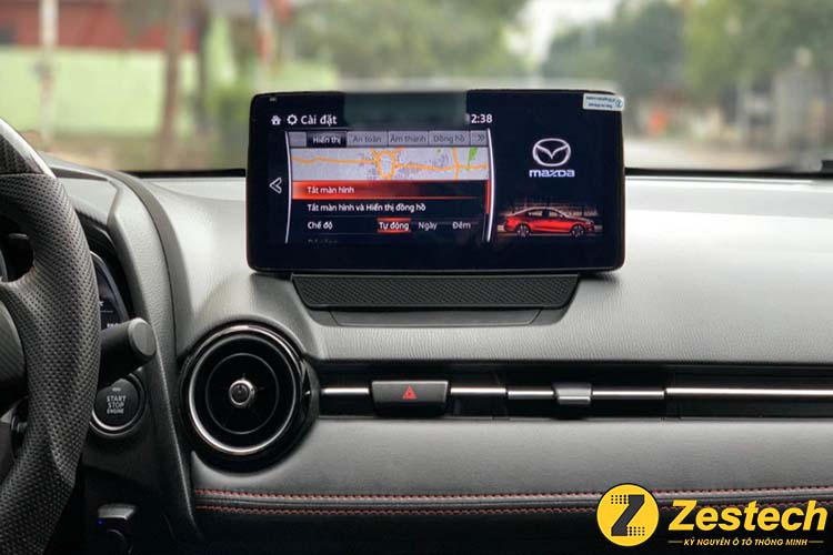 Lắp đặt màn hình Android Mazda