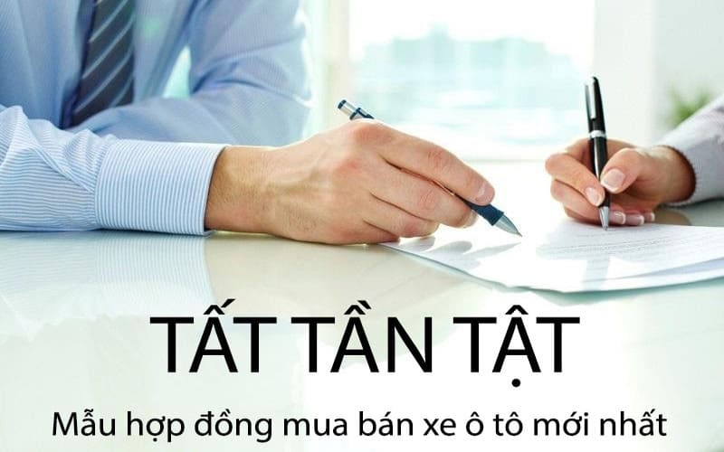 Chi tiết mẫu giấy bán xe ô tô viết tay mới nhất 2022