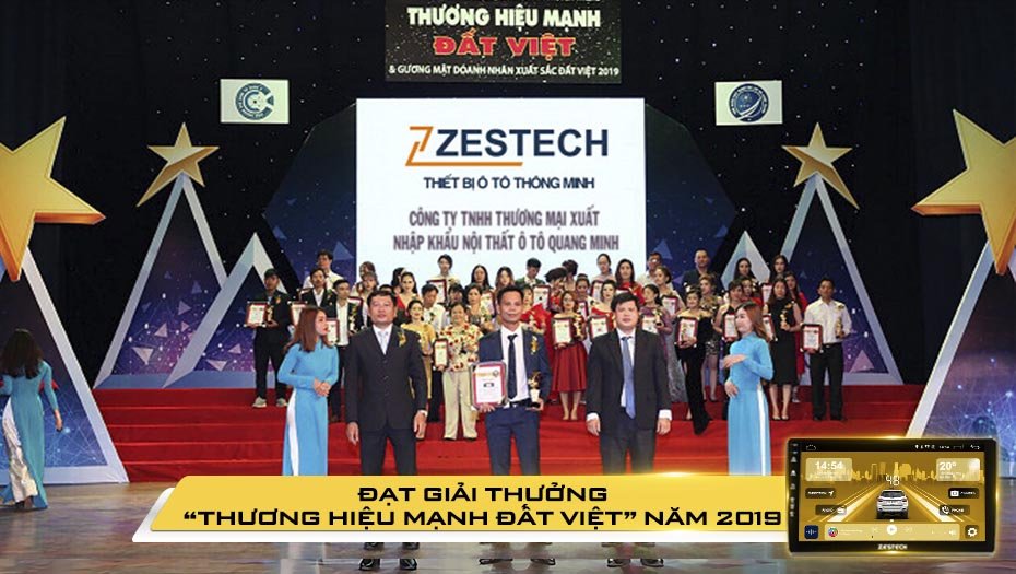 Đạt giải thưởng “Thương hiệu mạnh Đất Việt” năm 2019