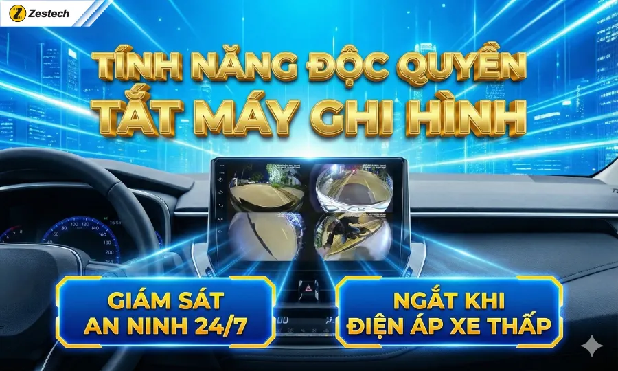 Tính năng "Killer" độc quyền: Tắt máy ghi hình