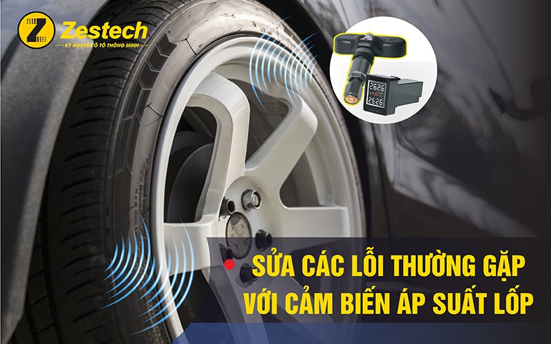 Khắc phục các lỗi thường gặp với cảm biến áp suất lốp