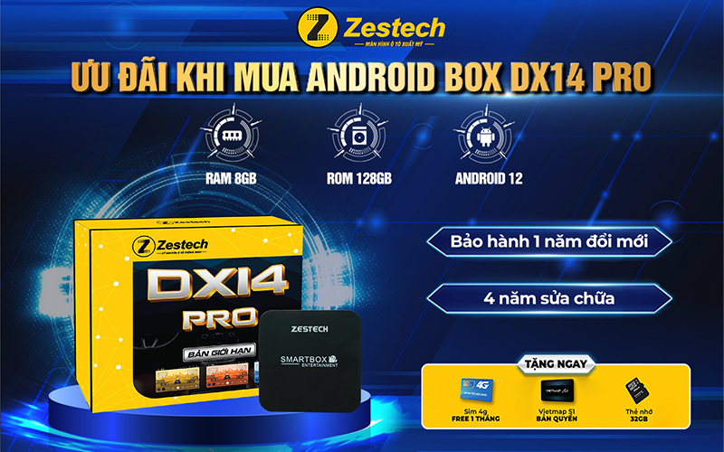 Ưu đãi khi mua Android Box DX14 Pro
