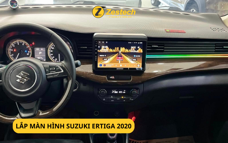 Lắp màn hình Suzuki Ertiga 2020 – Bảng giá mới nhất 2023