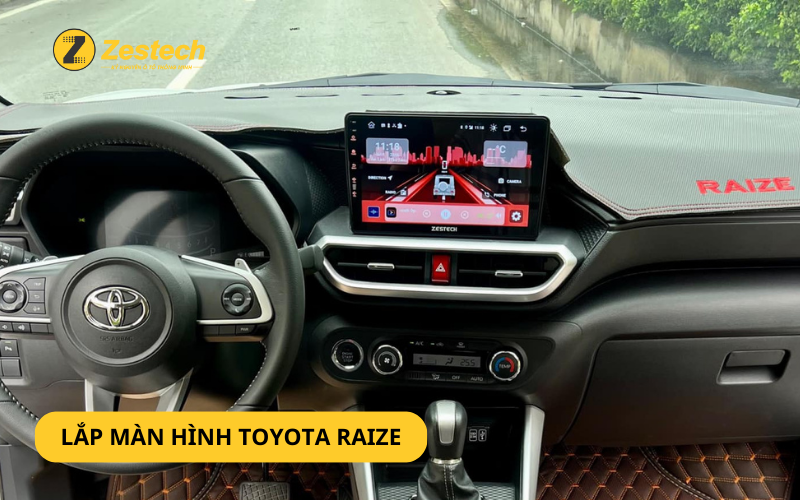 Lắp màn hình Toyota Raize giá tốt nhất