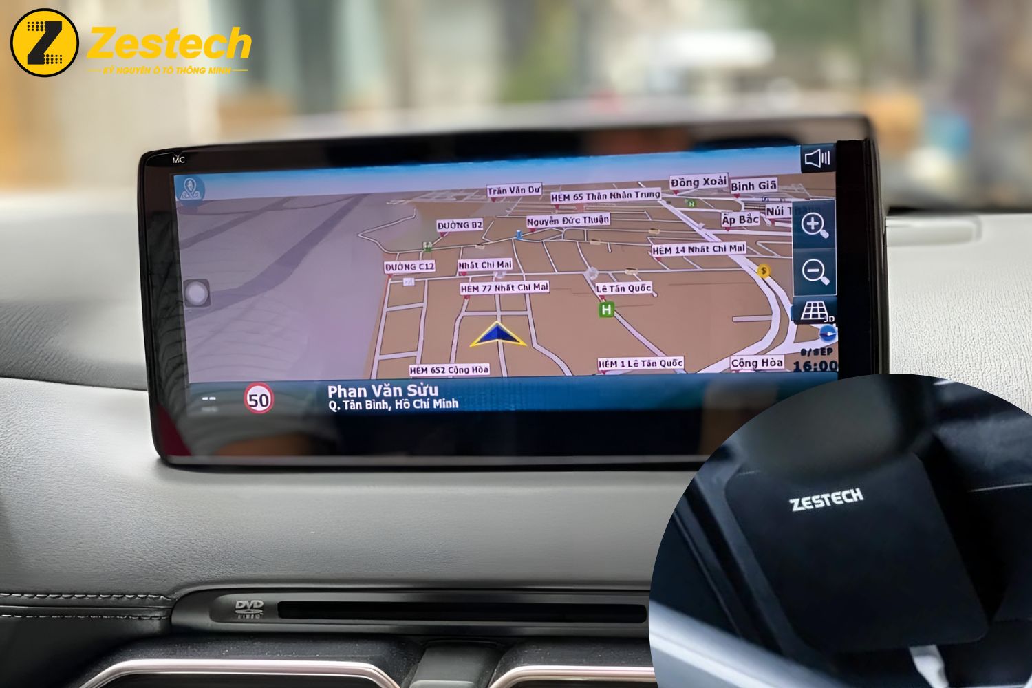 Android Box cho xe Mazda CX5 hỗ trợ nhiều tính năng an toàn