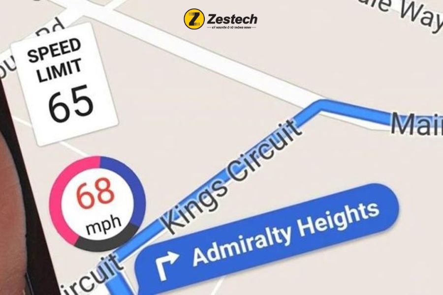 Tính năng cảnh báo tốc độ trên Google Maps