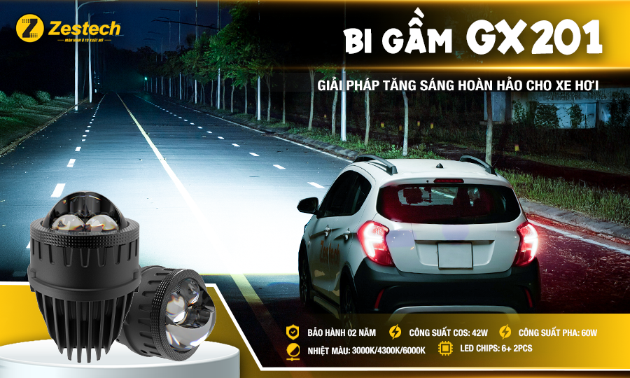 Đèn Bi Gầm Zestech GX201