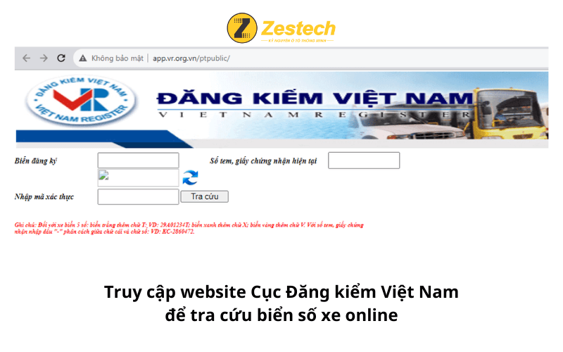 website-cuc-dang-kiem-viet-nam-tra-cuu-bien-so-xe