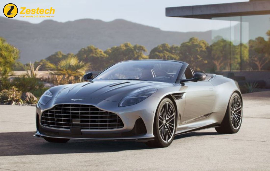 Phần đầu xe Aston Martin DB11 được thiết kế theo phong cách truyền thống