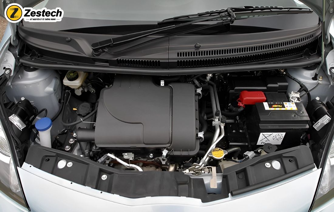Toyota Aygo trang bị động cơ 3 xy lanh dung tích 1 lít