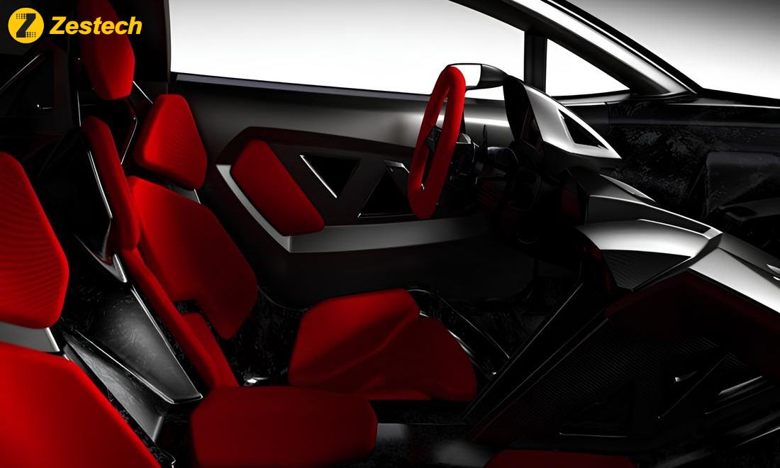 Lamborghini Sesto Elemento có nhiều chi tiết được làm từ sợi carbon và hợp kim nhôm