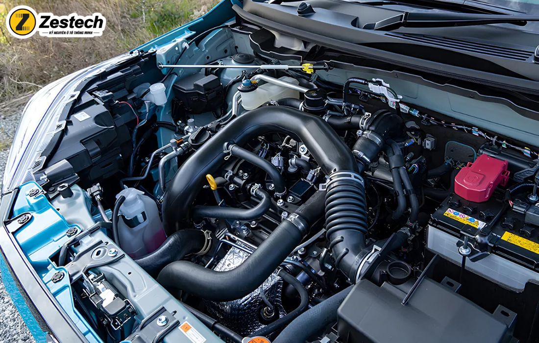 Toyota Raize 2024 sử dụng động cơ tăng áp 1,0L khá khiêm tốn