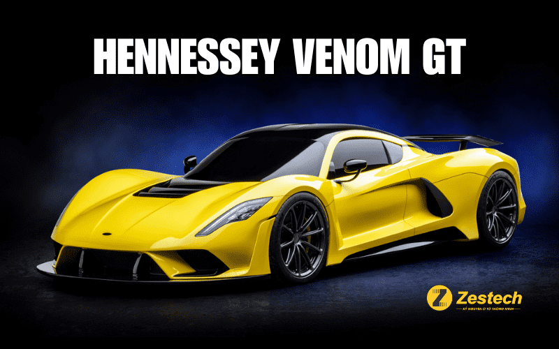 Chi tiết siêu xe Hennessey Venom GT đạt tốc độ kỷ lục thế giới