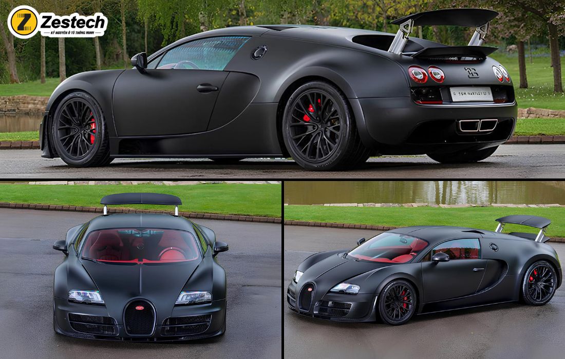 Thiết kế ngoại thất xe Bugatti Veyron
