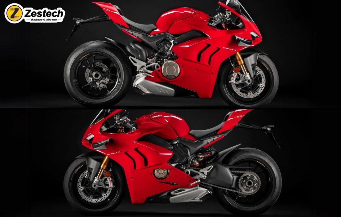 Ngoại hình Ducati Panigale V4 mang đậm nét đặc trưng của thương hiệu Ý