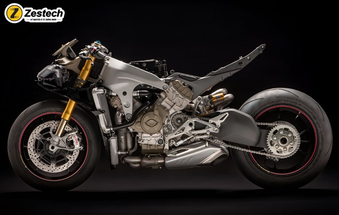 Ducati Panigale V4 có hệ khung sườn làm từ hợp kim Magie