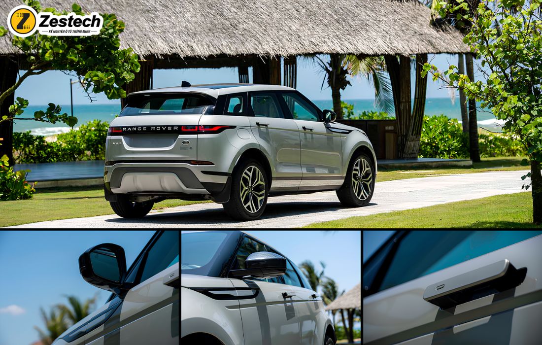 Thiết kế thân xe Range Rover Evoque 2015 mạnh mẽ, khỏe khoắn