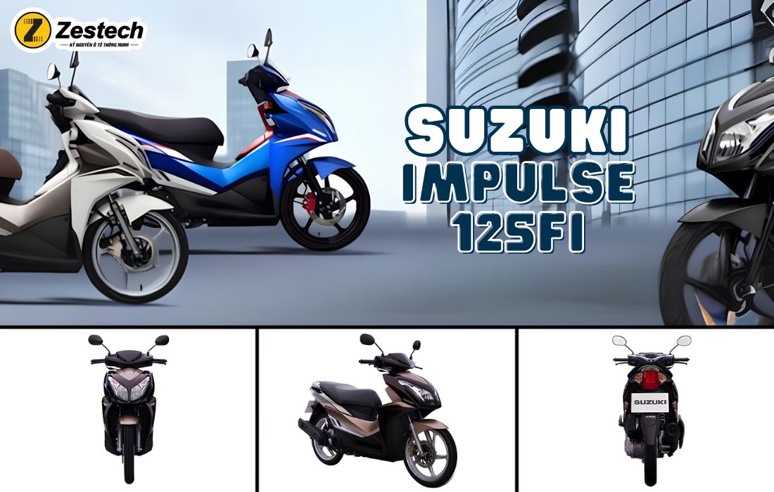Suzuki Impulse 125 Fi có kiểu dáng hướng đến nam giới