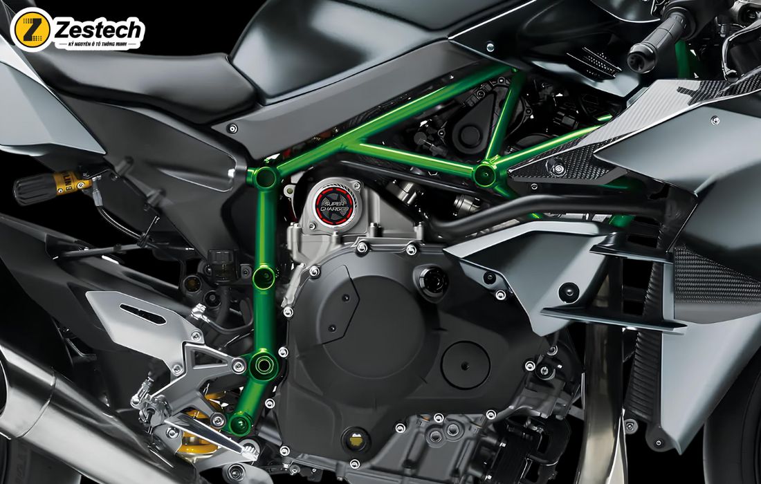 Kawasaki Ninja H2R có thể đạt đến tốc độ tối đa 380km/h