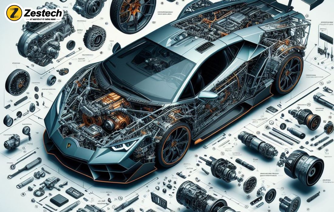 Lamborghini Terzo Millennio sử dụng động cơ độc lập cho 4 bánh xe