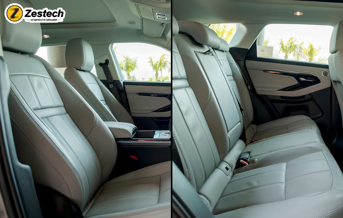 Thiết kế ghế ngồi Range Rover Evoque 2015 sang trọng, thoải mái