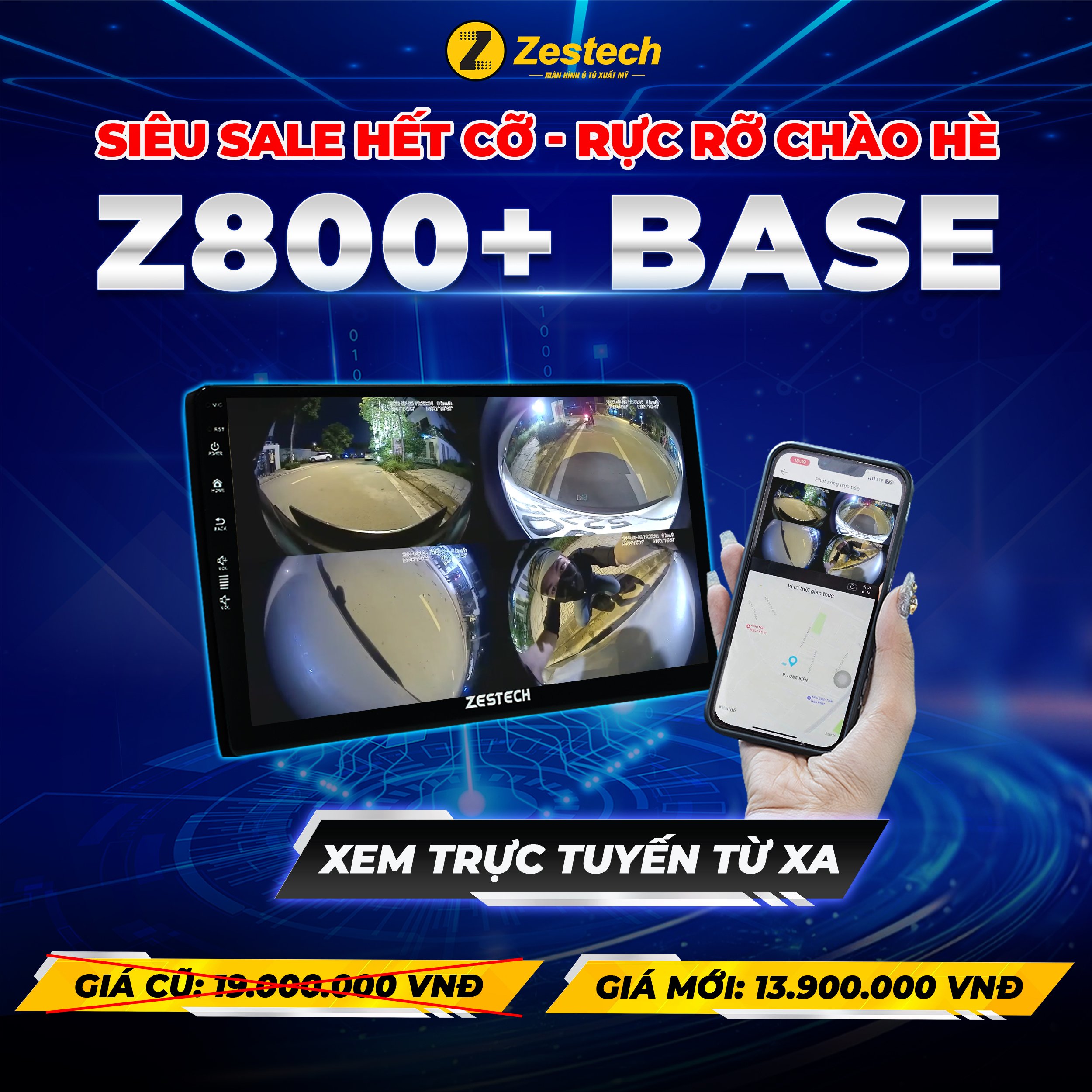 Từ ngày 2/5/2024, Giảm giá sản phẩm Z800+Base chỉ còn 13,9 triệu đồng