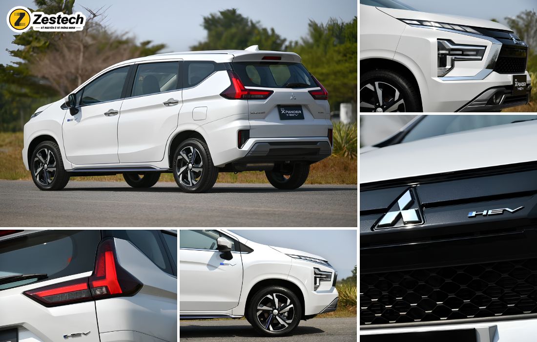 Điểm qua vài điểm khác biệt trong thiết kế ngoại thất xe Mitsubishi Xpander Hybrid