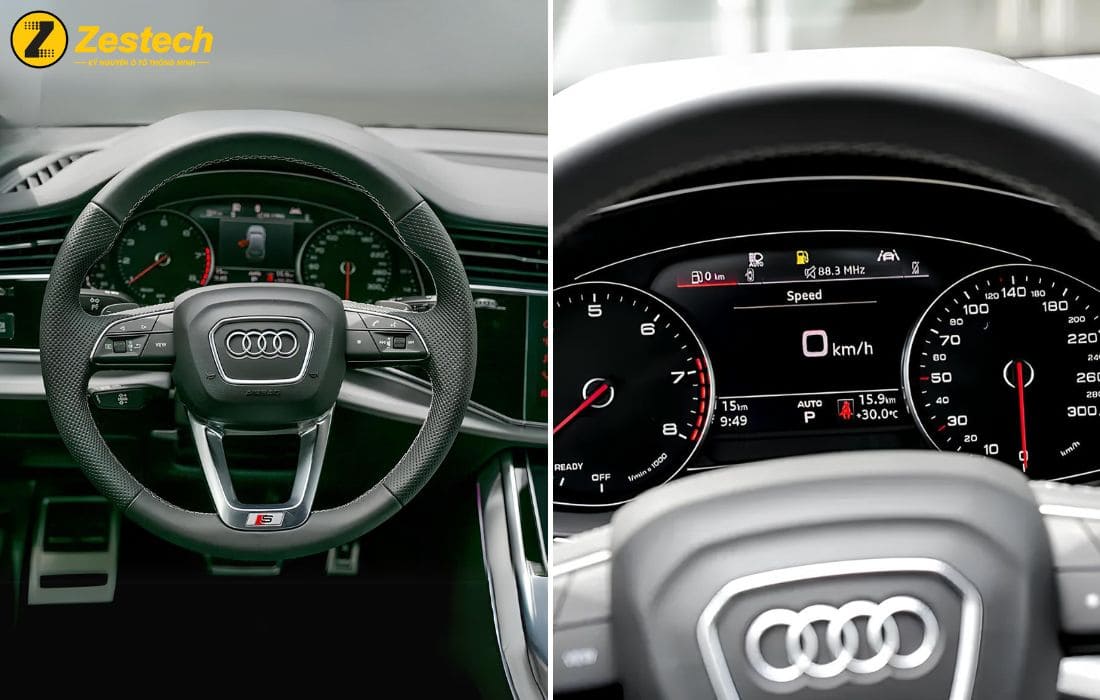 Audi Q7 2024 còn có thêm gói tùy chọn S-line với thiết kế thể thao hơn,