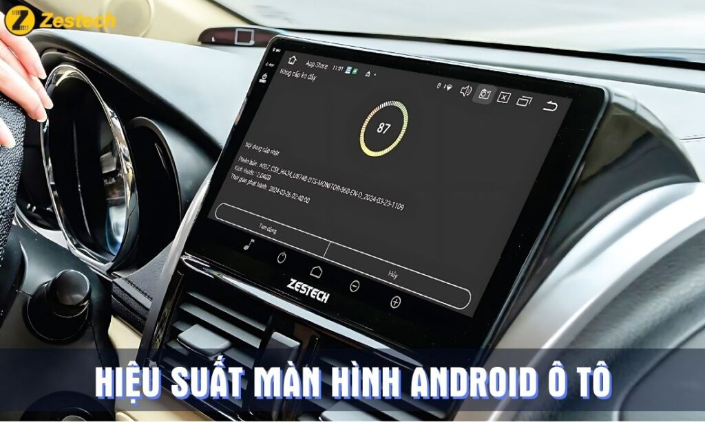Cách tăng cường hiệu suất màn hình android ô tô