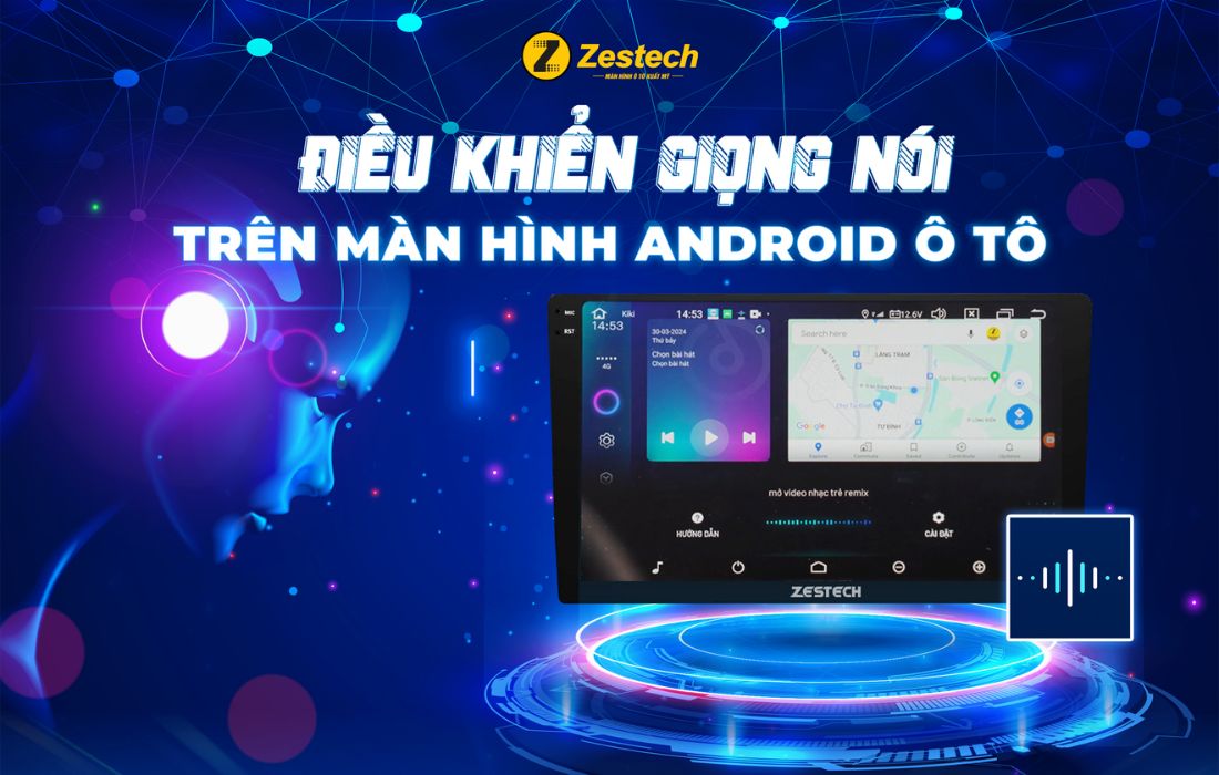 Điều khiển giọng nói trên màn hình Android ô tô