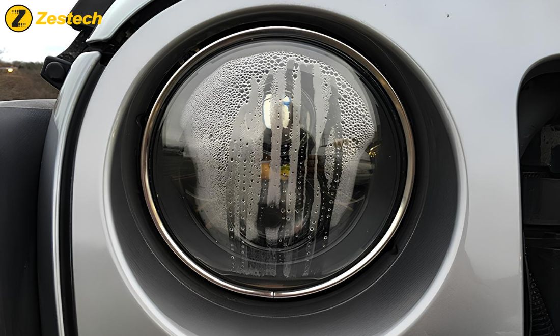 Đèn pha ô tô bị hấp hơi nước do lỗi nhà sản xuất
