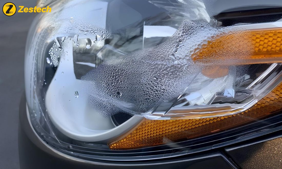 Xử lý đèn xe ô tô bị hấp hơi bằng silic đioxit