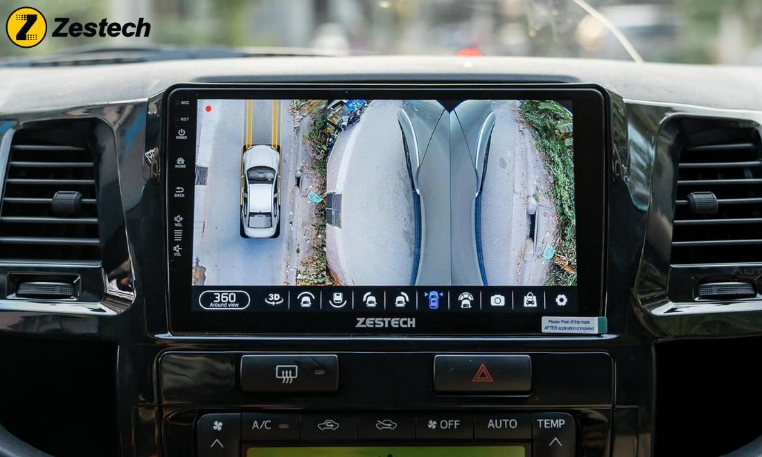 Tích hợp màn hình android ô tô với hệ thống camera 360