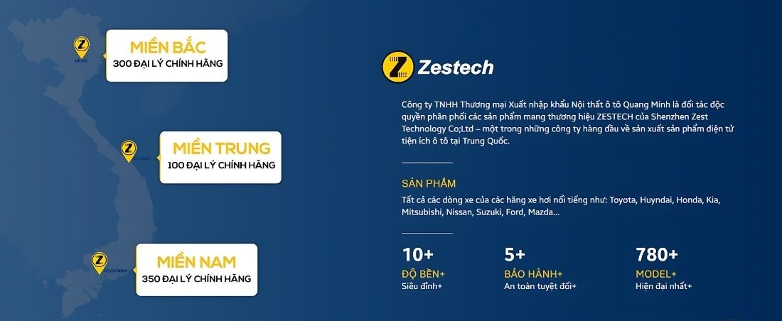 Chi nhánh Zestech HCM đảm nhận nhiệm vụ phân phối sản phẩm tới các Đại lý khu vực phía Nam của Zestech