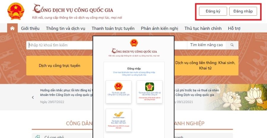 Làm lại bằng lái xe máy online trên Cổng dịch vụ công Quốc gia