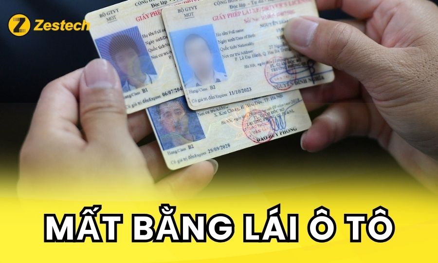 Mất bằng lái ô tô có làm lại được không? Cần thủ tục gì?