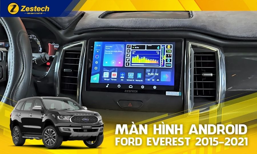 Màn hình ô tô cho xe Ford Everest 2015-2021