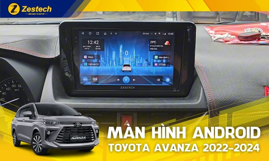 Z18 360 – Màn hình ô tô cho xe Toyota Avanza 2022-2024