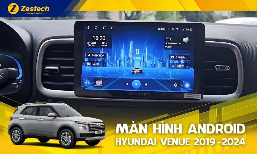 Z18 360 – Màn hình ô tô cho xe Hyundai Venue 2019-2024