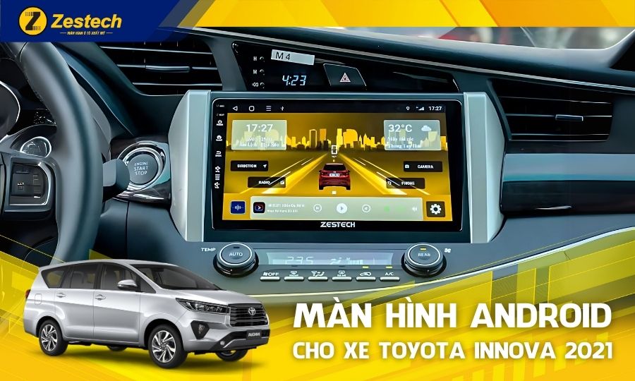 S100J – Màn hình ô tô cho xe Toyota Innova 2021 chính hãng