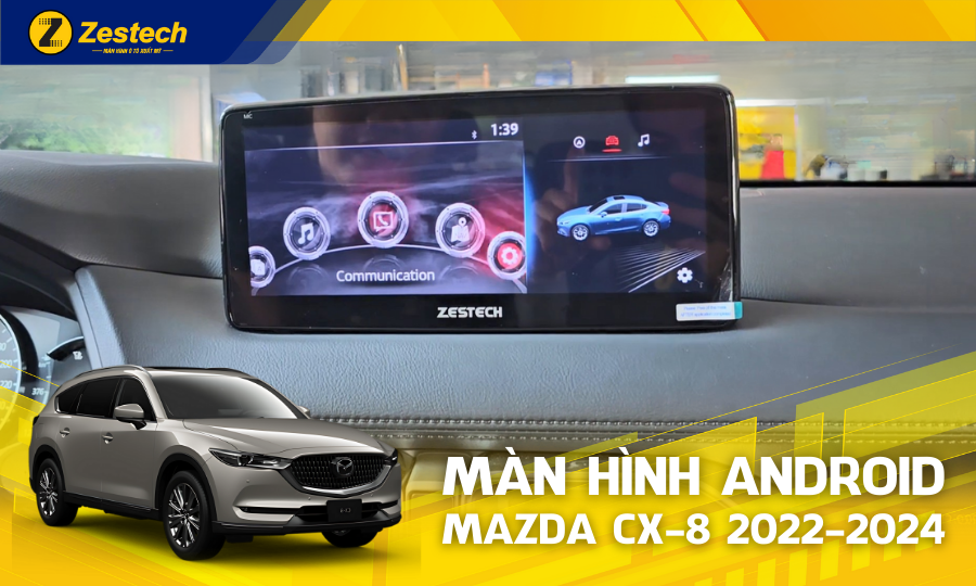 Zestech Mazda MLK – Màn hình ô tô cho xe Mazda CX-8 2022-2024