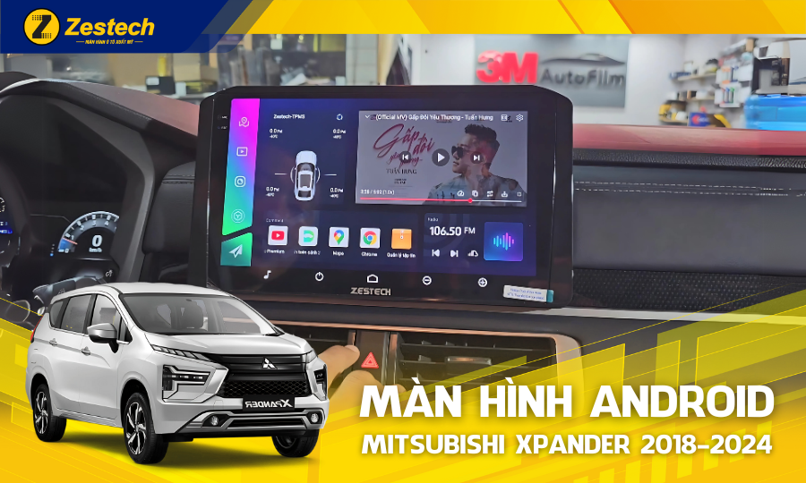 Màn hình ô tô cho xe Mitsubishi Xpander 2018-2024