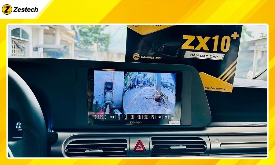 Màn hình ô tô cho xe Stargazer X 2023 tích hợp camera 360